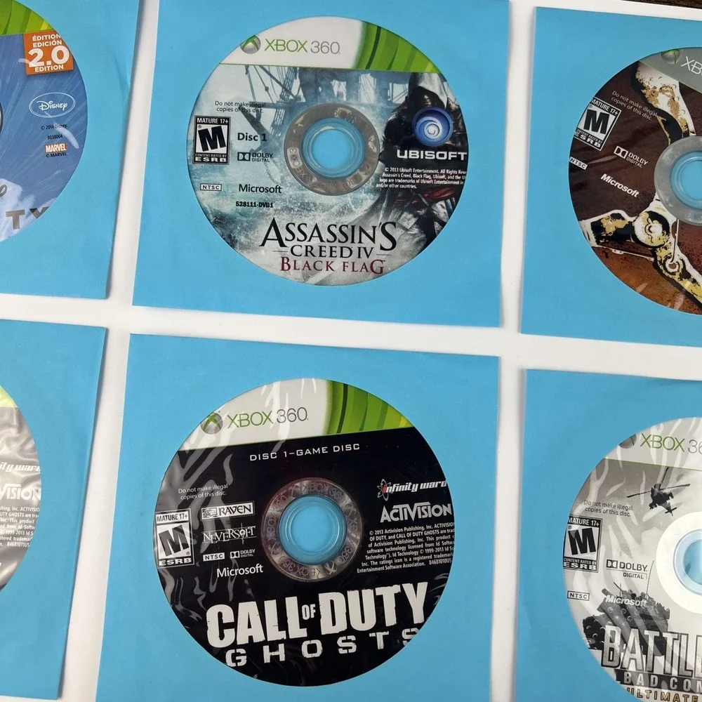 Multi Platform Loose Discs Video Game - Lot Of 50 - AS IS Untested Scratches #6